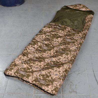 Спальный мешок с капюшоном и чехлом от 0 до +28°C пиксель buy87451bls фото