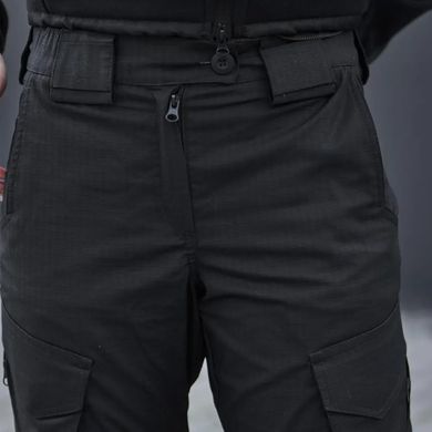 Жіночі штани з манжетами Military ріп-стоп чорні розмір 2XS bkr43443bls-1-2XS фото
