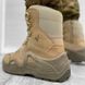 Мужские кожаные Ботинки Vogel с мембраной и полиуретановой подошвой / Высокие Берцы песок размер 42 12398bls-42 фото 2