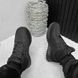 Чоловічі зимові кросівки з хутряним утеплювачем / Утеплене взуття із термотканини чорне розмір 41 buy56906bls-41 фото 5