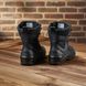 Универсальные кожаные Берцы с мембраной / Летние Ботинки на двухкомпонентной подошве черные размер 34 801 чорні літоbls-34 фото 4