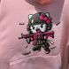 Женское утепленное худи Hello Kitty с принтом Злая Киса розовое размер M for04339bls-M фото 6