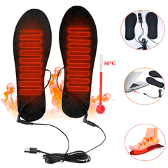 Електричні Термоустілки на USB / Обрізні Устілки для взуття із підігрівом розмір 35-45  127164bls фото