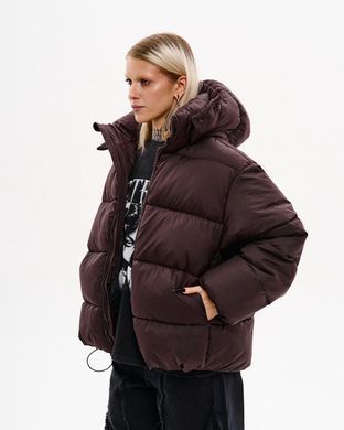 Жіноча зимова куртка Tur Wear Хлоя утеплена синтепухом шоколадна розмір S-M tur00004835-шоколадbls-S-M фото