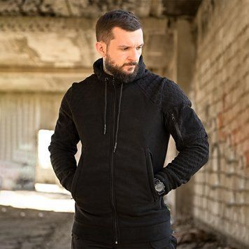 Флісова кофта 7.62 Tactical Abstract з патерном Соти чорна розмір S buy93603bls-S фото