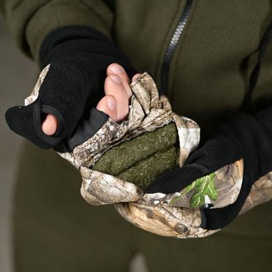Тактические варежки с отстегивающимися пальцами Realtree Edge Softshell камуфляж размер универсальный buy94664bls фото