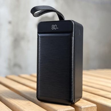 Power Bank XO-PR160 80 000 mAh&nbsp;з вбудованим ліхтариком чорний buy97478 фото