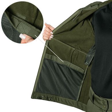Тактический костюм Camotec Pani Stalker Softshell Куртка с капюшоном + Штаны олива размер XS cmt8555bls-XS фото