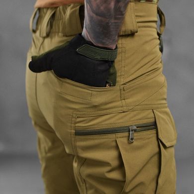 Мужские стрейчевые штаны 7.62 tactical рип-стоп койот размер L buy87254bls-L фото