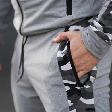 Мужской спортивный костюм Intruder "Dazzle" кофта + штаны серый размер S int1617011669bls-S фото