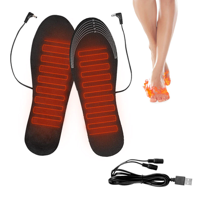 Електричні Термоустілки на USB / Обрізні Устілки для взуття із підігрівом розмір 35-45  127164bls фото
