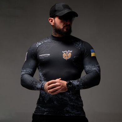 Лонгслів Mantis LS Combat Rashguard Marine Corps чорний розмір S-M buy97837-S-M фото