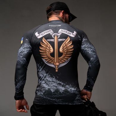 Лонгслів Mantis LS Combat Rashguard Marine Corps чорний розмір S-M buy97837-S-M фото