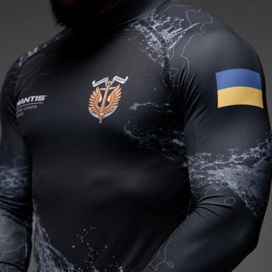 Лонгслів Mantis LS Combat Rashguard Marine Corps чорний розмір S-M buy97837-S-M фото
