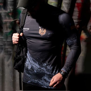 Лонгслів Mantis LS Combat Rashguard Marine Corps чорний розмір S-M buy97837-S-M фото