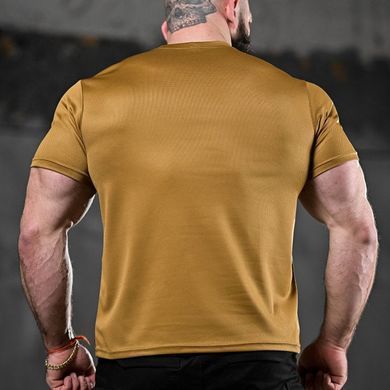 Потовідвідна футболка Samix з принтом З Богом за Україну койот розмір L buy85917bls-L фото