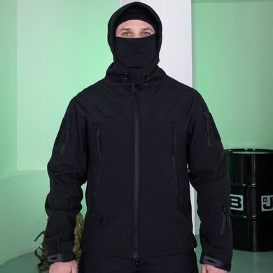 Тактична куртка Softshell з вентиляційними зонами чорна розмір S mil20033bls-S фото