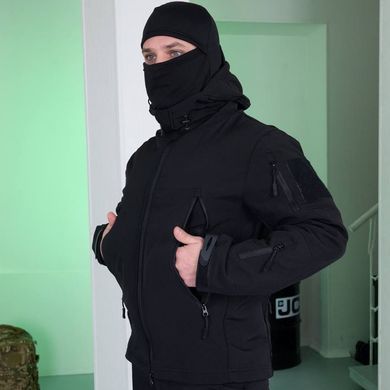 Тактична куртка Softshell з вентиляційними зонами чорна розмір S mil20033bls-S фото