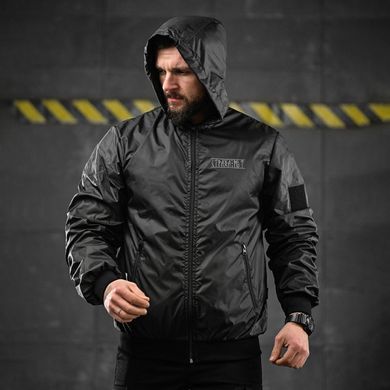 Ветровка Oblivion Tactical Defensive с принтом на груди и спине черная размер S buy91932bls-S фото