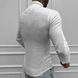 Вышитая мужская Рубашка на длинный рукав / Стильная льняная Вышиванка в белом цвете размер S 50135bls-S фото 5
