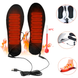Электрические Термостельки на USB / Обрезные Стельки для обуви с подогревом размер 35-45  127164bls фото 1