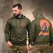 Худи Смерть подождёт с принтом на груди и спине олива размер M buy93324bls-M фото 1