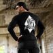 Трикотажний лонгслів на флісі з принтом Girl чорний розмір M buy97326bls-M фото 6