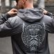 Вітрівка&nbsp;Born of War з принтом Odin сіра розмір S buy97369bls-S фото 9