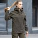 Женская Демисезонная Куртка Soft Shell "Pobedov Matrix" с капюшоном олива размер S pobOWku2 780khbls-S фото 4