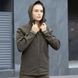 Женская Демисезонная Куртка Soft Shell "Pobedov Matrix" с капюшоном олива размер S pobOWku2 780khbls-S фото 5