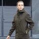 Жіноча Демісезонна Куртка Soft Shell "Pobedov Matrix" з капюшоном олива розмір S pobOWku2 780khbls-S фото 1