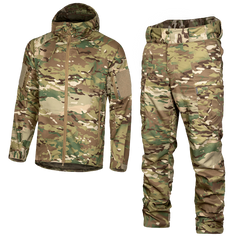 Легкая Мужская Форма Куртка с капюшоном + Брюки / Костюм CamoTec мультикам / Твиловой Комплект размер S rb1537bls-S фото