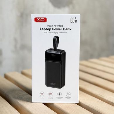 Power Bank XO-PR298 30 000 mAh&nbsp;чорний 14,5&times;7&times;4,2 см buy97480 фото