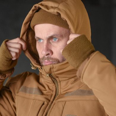 Утеплена форма 7.62 Tactical Manheten Softshell Куртка з підкладкою Omni-Heat + Штани койот розмір S buy90442bls-S фото