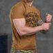 Мужская потоотводящая футболка Coolmax с принтом "НГУ" койот размер S buy85915bls-S фото 3