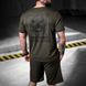 Комплект Oblivion Tactical Pitbull Футболка + Шорты олива размер S buy92381bls-S фото 5