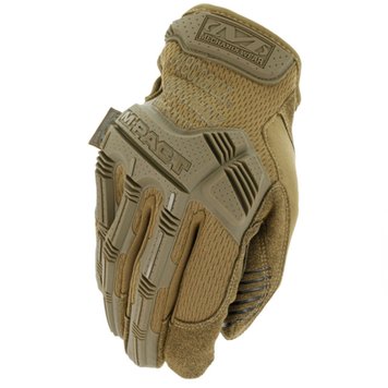 Летние перчатки Mechanix M-Pact с усиленными вставками и эластичными манжетами койот размер S for01196bls-S фото