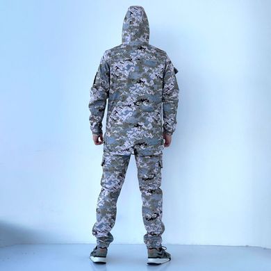 Чоловіча утеплена Куртка з капюшоном Intruder Terra Hot на флісі світлий піксель розмір S 1190508430bls-S фото