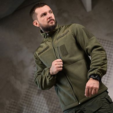 Флисовая кофта Termit со вставками из плащевки олива размер S buy93597bls-S фото