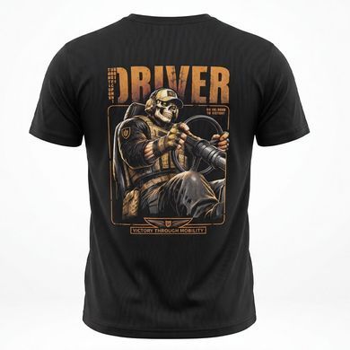 Потоотводная футболка Selion с принтом Driver черная размер XL buy96419bls-XL фото