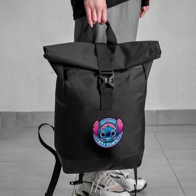 Рюкзак роллтоп Without 30 л з принтом Stitch чорний 42/57&times;30&nbsp;см wb8055270bls фото