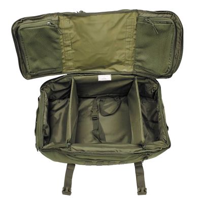 Сумка рюкзак MFH 50 л із кріпленнями Molle олива розмір 62х25х35 см for01068bls-о фото