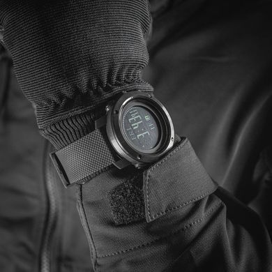 Тактичний мультифункціональний годинник M-Tac Black 50004002bls фото