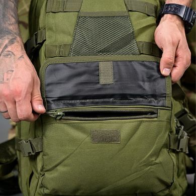 Тактичний штурмовий рюкзак Eagle 30 л з системою кріплення Molle олива 45х26х25 см buy93256bls фото