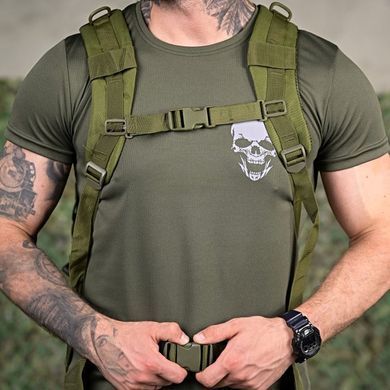 Тактичний штурмовий рюкзак Eagle 30 л з системою кріплення Molle олива 45х26х25 см buy93256bls фото