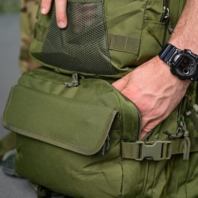 Тактичний штурмовий рюкзак Eagle 30 л з системою кріплення Molle олива 45х26х25 см buy93256bls фото