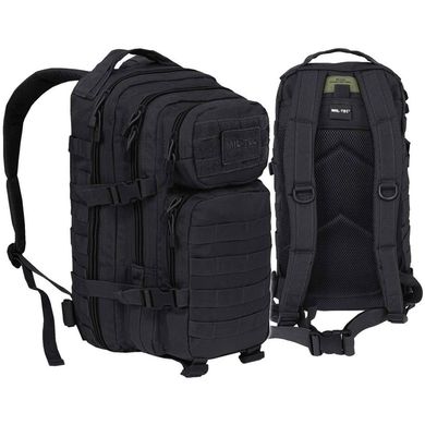 Вологозахищений рюкзак 20 л MIL-TEC / Ранець із кріпленням Molle чорний for00169bls фото