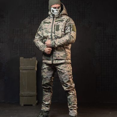 Зимова форма Record Softshell з утеплювачем Slimtex куртка + штани мультикам розмір S buy90025bls-S фото