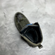Удобные женские ботинки из натуральной кожи с меховой подкладкой / Обувь в цвете хаки и флагом нашивкой размер 36 BRC-3/3050-2 хакі KF-36 фото 2