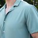 Чоловіча сорочка з короткими рукавами Pobedov Dejavu бірюзова розмір S pobSRru1293lgolbls-S фото 5